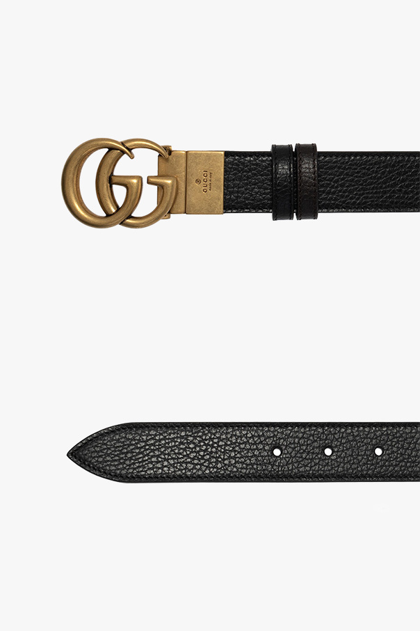 Gucci Leather belt with logo